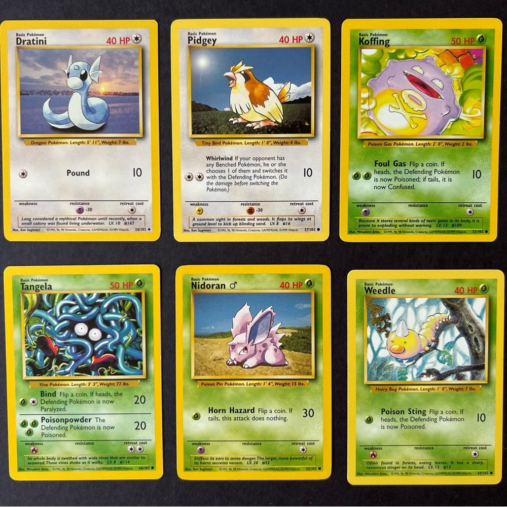 Vintage Pokémon Cards